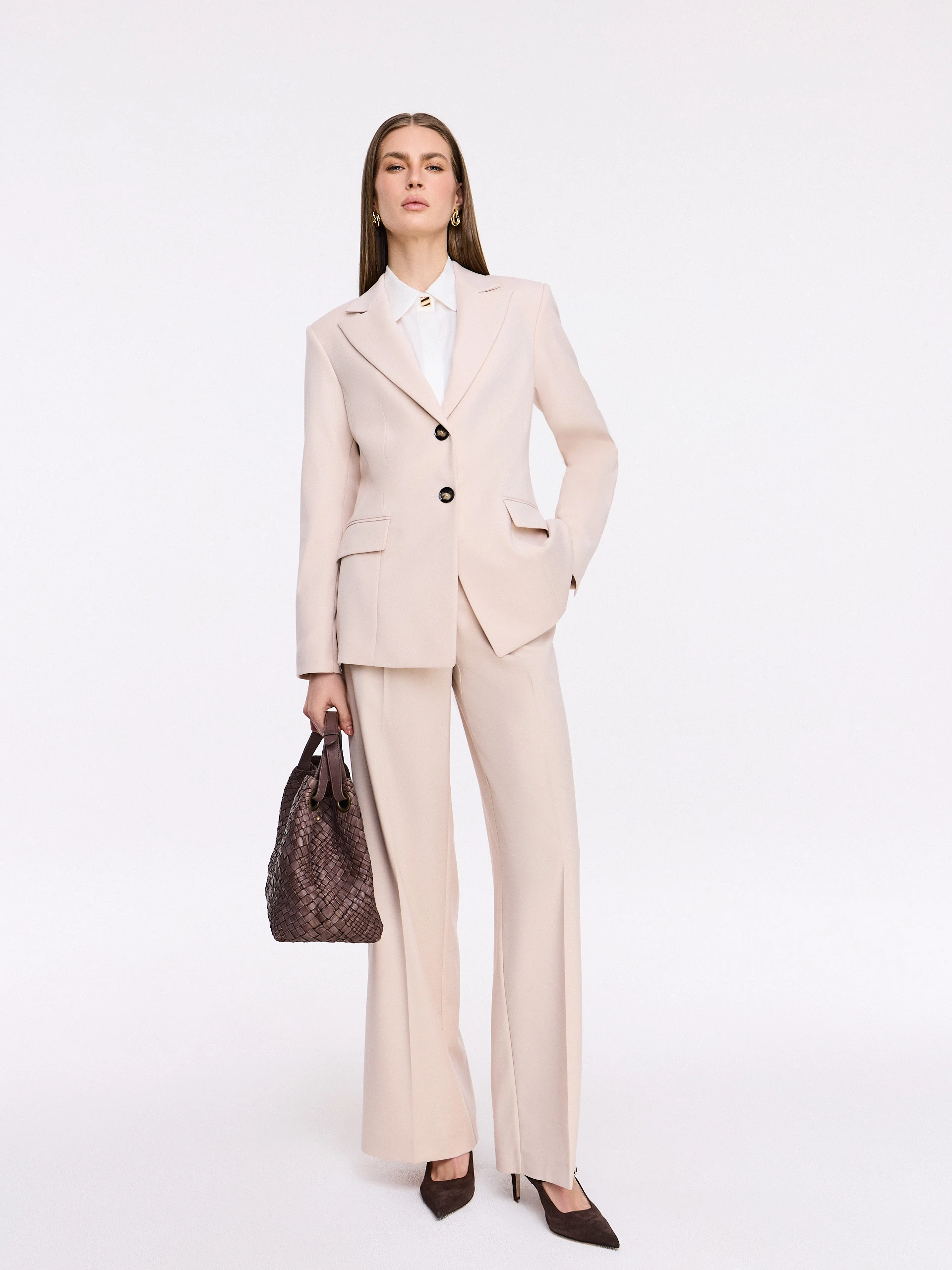 Classic beige blazer