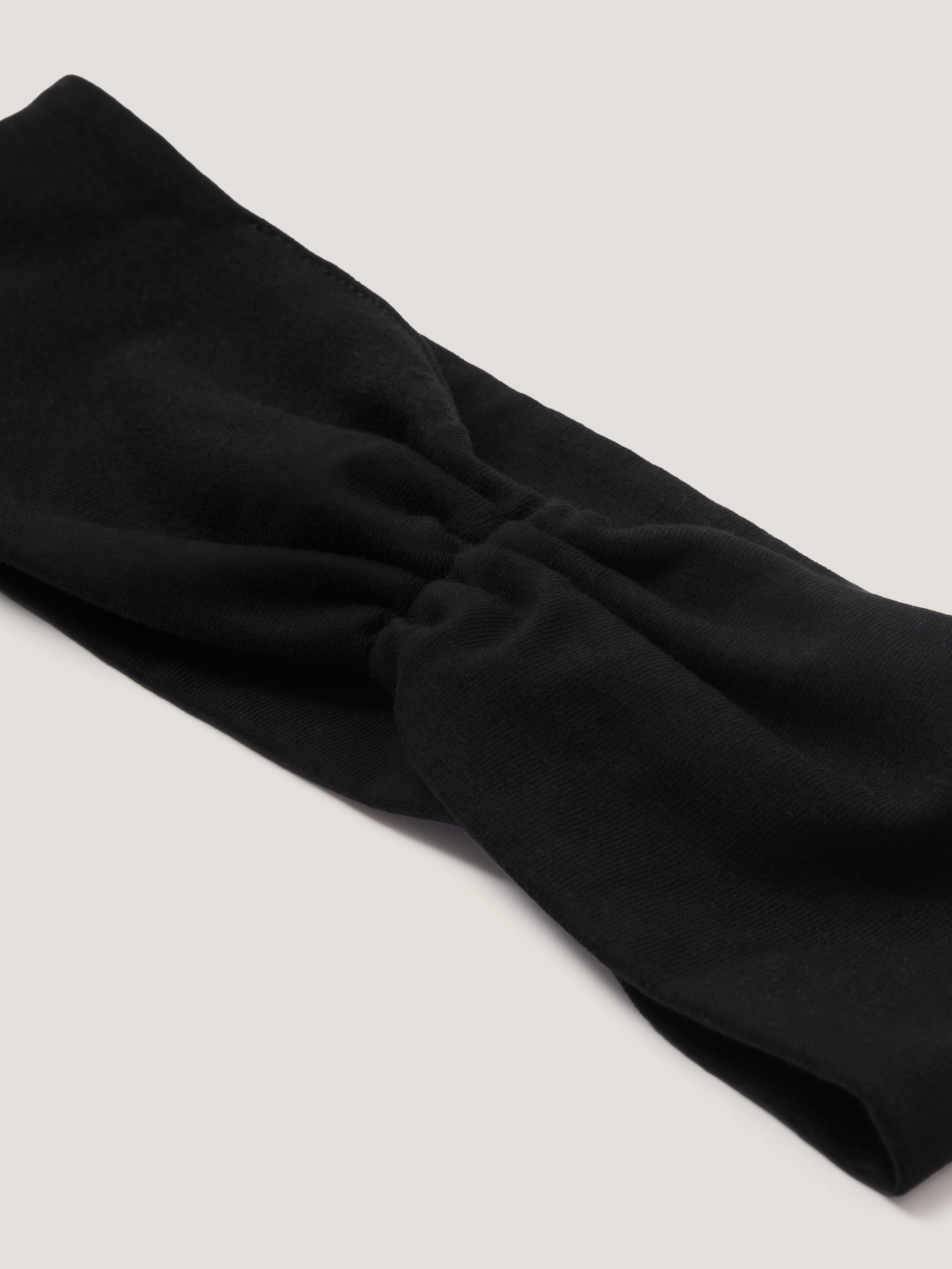 Black cotton hairband