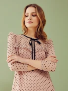 PEA DRESS WITH FRILL