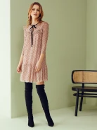 PEA DRESS WITH FRILL
