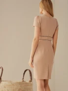 MATCHING BEIGE DRESS