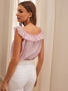 PINK CHECKERED BLOUSE