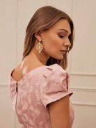 FITTED PINK DRESS
