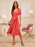 CORAL MIDI DRESS
