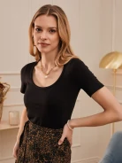 BROWN MIDI LENGTH SKIRT