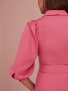 PINK SHIRT DRESS