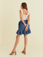WRAP MINI SKIRT