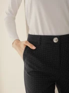 BLOUSE WITH PLEAT AT BOTTOM