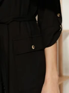 LIGHTWEIGHT COAT WITH TIE