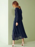ETHEREAL DRESS WITH RUFFLES