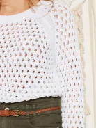 FLOCKED SWEATER