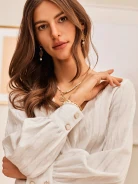 WHITE ENVELOPE BLOUSE