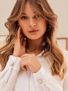 WHITE BLOUSE WITH BINDING