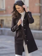 BLACK SPRING COAT