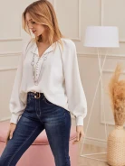 NAVY BLUE FITTED JEANS