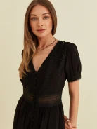 DRESS WITH OPENWORK DETAILS
