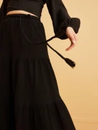 BLACK MAXI SKIRT