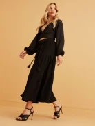 BLACK MAXI SKIRT