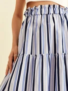 LONG STRIPED SKIRT