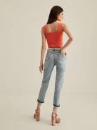 ORANGE KNIT TOP
