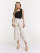 Black blouse with open shoulders