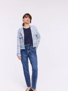Navy blue mom jeans