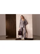 Taupe wide-leg pants