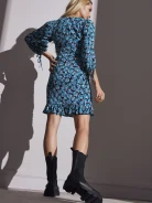 BLUE FLORAL DRESS
