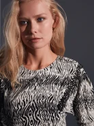 ZEBRA PATTERN DRESS