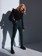 GREEN LEOPARD PANTS