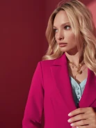 SINGLE-BREASTED PINK BLAZER