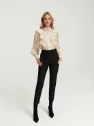 Fitted cigarette pants