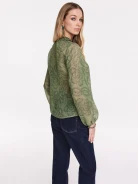 Original green shirt with applique