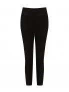 Black fitted pants