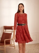DRESS WITH FLARED BOTTOM