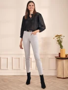 TAILORED PANTS WITH HIGHER WAIST