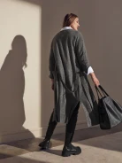 LONG GRAY CARDIGAN