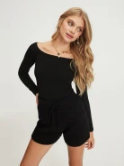 Black long sleeve blouse