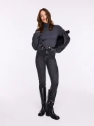 Dark gray denim jacket