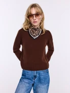 Chocolate wool sweater