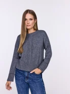 Gray sweater with wool and cashmere