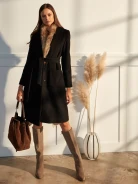 WOOL AND ANGORA COAT