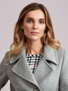 WOOLEN COAT WITH BINDING