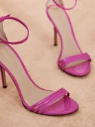 PINK STILETTO SANDALS