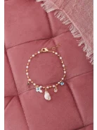 PEARL BRACELET WITH CHARMS