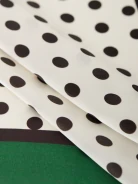 POLKA DOT SILK SCARF