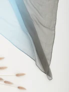 BLUE AND GREY SCARF