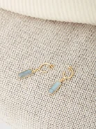 EARRINGS WITH INSET STONES