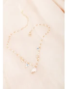 MULTI CHARM PEARL NECKLACE
