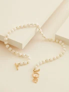 LIGHT NATURAL STONE NECKLACE